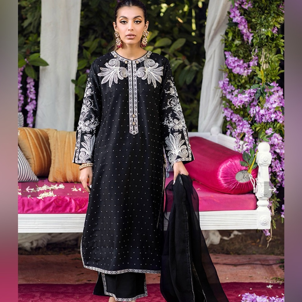 Farah talib aziz FTA semi formal silk dress